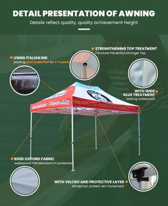 10x10 10*15 10*20 personnalisé en acier/aluminium cadre auvent tente publicité pliant Pop up tentes pour salon commercial affichage événements en plein air - Product Image 2