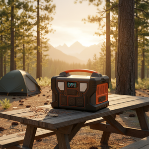 เครื่องกำเนิดไฟฟ้าพลังงานแสงอาทิตย์ MIQ Off Grid 999wh สำหรับกรณีฉุกเฉิน คลื่นไซน์บริสุทธิ์ 1000w แบตเตอรี่ลิเธียม สำหรับตั้งแคมป์ พกพาสะดวก พร้อมไฟส่องสว่าง - Product Image 4