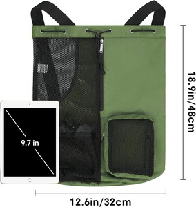 <span class=keywords><strong>Sac</strong></span> de sport OEM écologique en gros pour ordinateur portable, séparation humide/sèche à séchage rapide, avec cordon de serrage, logo personnalisé, <span class=keywords><strong>sac</strong></span> à <span class=keywords><strong>dos</strong></span> de natation en maille - Product Image 5
