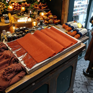 מטפחת צמר גפן חם במיוחד 180 70 * צעיף מסורתי - Product Image 4