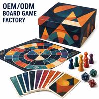 Créez votre propre jeu de société personnalisé : service complet de conception, impression, ensemble de jeu en carton avec plateau, cartes, boîte, jetons et cartes personnalisés (OEM)