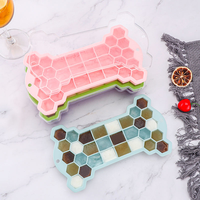 Support en silicone alvéolé à 36 cavités pour cônes, sans BPA, antiadhésif, réutilisable, compatible congélateur, pour cuisine et bar