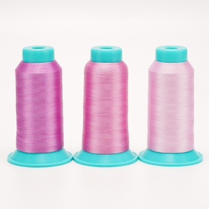 75D/2 100% เส้นใยโพลีเอสเตอร์เส้นด้ายเย็บปักถักร้อยสำหรับโลโก้ยี่ห้อ - Product Image 3