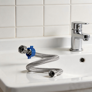 Manguera de agua flexible de alta presión con interfaz común G1/2 (interfaz de 4 puntos), malla de acero inoxidable 304 con tubo EPDM en stock - Product Image 2