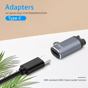 อะแดปเตอร์ชาร์จ USB ชนิด c/micro /<span class=keywords><strong>ios</strong></span> สำหรับ Garmin Fenix 7/<span class=keywords><strong>6</strong></span>/5 INSTINCT 2S venu 2 plus epix Forerunner ตัวแปลงชาร์จนาฬิกา745 - Product Image 4