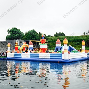 Château <span class=keywords><strong>gonflable</strong></span> de ville <span class=keywords><strong>gonflable</strong></span> <span class=keywords><strong>avec</strong></span> glissantes, jeu seat pour enfants - Product Image 1