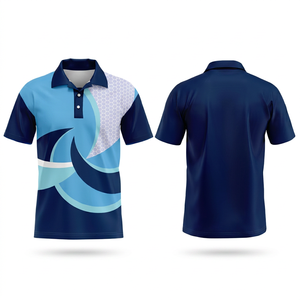 Polos de manga corta estampados para hombre, cuello vuelto, transpirables, ropa de verano para hombre - Product Image 4