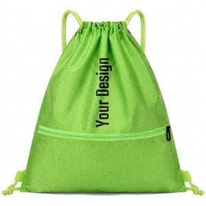 Article promotionnel avec impression couleur intégrale du logo, pochette à cordon en tissu Oxford compact pour chaussures - Product Image 1