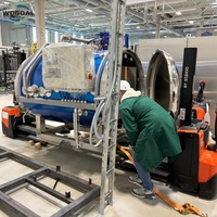 Autoclave de stérilisation à contre-pression en acier inoxydable 304 pour la transformation alimentaire, à pulvérisation d'eau à haute température