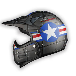 Casque de moto convertible unisexe DOT CE, demi-casque en ABS, visière ouverte, pour toutes les saisons, état neuf - Product Image 5