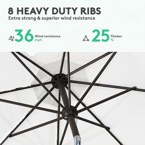 Bán buôn ngoài trời nhà hàng Vườn ô trắng Patio ô với quây - Product Image 5