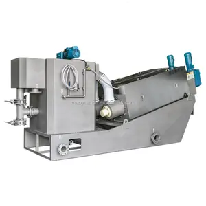 Factory Supply Screw Press Sludge Dewatering Machine For Sewage Water Biology Treatment