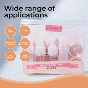 Mini botellas pequeñas para el cuidado <span class=keywords><strong>de</strong></span> la piel, embalaje <span class=keywords><strong>de</strong></span> maquillaje cosmético, conjunto <span class=keywords><strong>de</strong></span> viaje para avión y hotel, piezas - Product Image 6