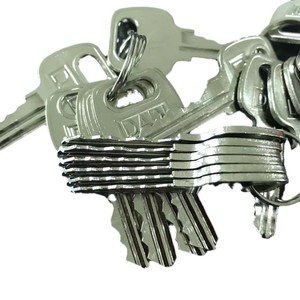 Clés vierges en alliage de zinc, 6 pièces, installation facile pour porte de sécurité - Product Image 4