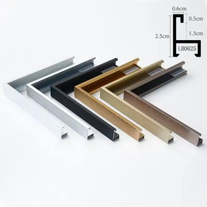 מסגרת אלומיניום מודרנית ידידותית לסביבה למסגרות פוסטרים קטנות, דגם LB0625 של B&C ART, צבע בהתאמה אישית לציור, סיטונאי - Product Image 6