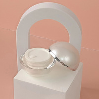 Bouteille de crème circulaire en acrylique, ml, bouteille cosmétique, sortie d'usine