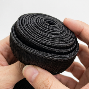 ผมแท้เวอร์จิ้นเกรด 8A จากมาเลเซีย 100% แบบ Remy  ถักด้วยเครื่องจักรแบบ Double Weft  แบบเป็นมัด  น้ำหนัก 100 กรัม/ชิ้น - Product Image 1
