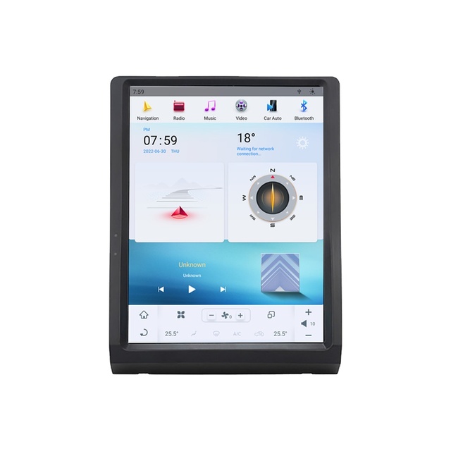 12.1 Inch Multimedia Video Player With Screen Car Radio GPS 4G LTE Android 13 Navigation Media for Toyota LC71 LC76 LC78 LC79