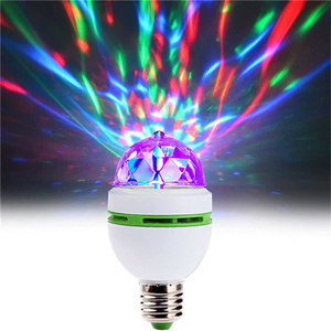 <span class=keywords><strong>Led</strong></span> ma thuật âm nhạc bóng E27/B22 RGB màu pha lê bóng <span class=keywords><strong>3W</strong></span> ánh sáng sân khấu 360 xoay Câu lạc bộ VŨ TRƯỜNG bên đèn IP20 ánh sáng chiếu - Product Image 5