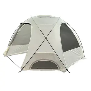 Outdoor circle 5-8 persone tenda rotonda tenda da campeggio impermeabile per famiglie per l'escursionismo picnic party garden patio