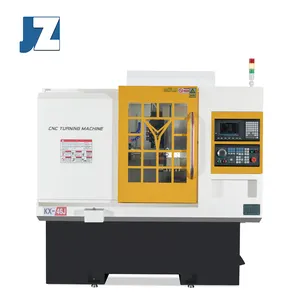 Yüksek hızlı küçük cnc torna eğimli yatak KX46Y KX46J gang aracı 4 + 4 güç kafa cnc torna ve freze makinesi