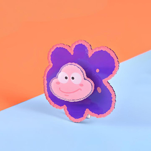 Aimants de réfrigérateur rotatifs en acrylique, étanches et réutilisables, au design moderne et mignon de dessins animés, avec motifs floraux amusants, décoratifs et personnalisables, vente en gros - Product Image 3