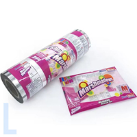 Rouleaux de film plastique laminé VFFS haute vitesse, sachets refermables de qualité alimentaire résistants à l'humidité pour machine d'emballage alimentaire, personnalisés