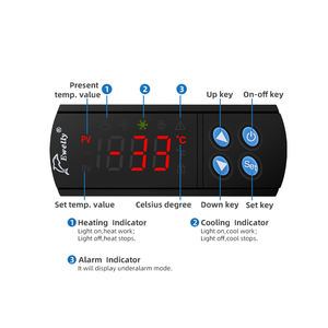 Regolatore di Temperatura Digitale Ewelly ℃ / ℉   Display EW-183 <span class=keywords><strong>per</strong></span> Parti di Refrigerazione, Termoregolatore di <span class=keywords><strong>Riscaldamento</strong></span>, Termostato - Product Image 5