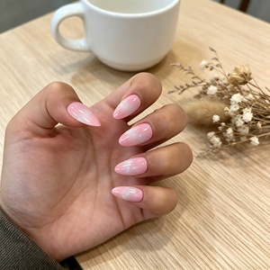 Prêt à expédier – Vente en gros : <span class=keywords><strong>Faux</strong></span> <span class=keywords><strong>ongles</strong></span> en marbre rose à presser, effet quartz rose, en stock, design nuage fumé, <span class=keywords><strong>livraison</strong></span> <span class=keywords><strong>rapide</strong></span> - Product Image 2