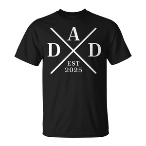 T-shirt pour papa, style poche, pour la prochaine naissance 2025, pour père de famille, nouveau papa - Product Image 3