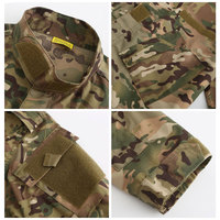 GAF Tactical Gear : Veste et Pantalon Tactiques Militaires Camouflage pour Hommes, Ensemble Uniforme