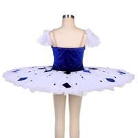 Robe Tutu pour enfants Clown Concours de costumes professionnels Tutu Robe en tulle bleu royal Tutu adulte