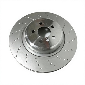34216878180 Disque de frein ventilé perforé à succès, disque de frein avant droit pour Série 5 G30 Série 7 G11 G12 370X24 - Product Image 1