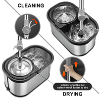 Meilleure vente 360 Spin Magic Mop Ensemble de salle de bain Ensemble de vadrouille Ensemble de vadrouille et de seau pour le ménage