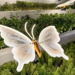 Lumières décoratives LED dynamiques en forme de papillon pour l'éclairage paysager ou la décoration de jardin et de maison - Product Image 2