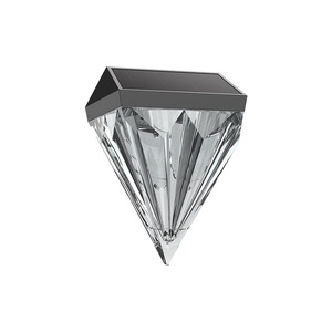 Lampe solaire murale en cristal de diamant Xinyao Electric Appliances, lumière chaude, pour extérieur, jardin, patio - Product Image 1