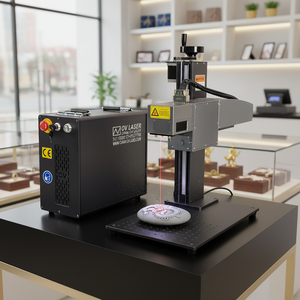 เครื่องแกะสลักเลเซอร์ 3 มิติ สำหรับหิน เลเซอร์ไฟเบอร์ 100W เครื่องแกะสลักเลเซอร์ไฟเบอร์ 3 มิติ สำหรับหินและโลหะ - Product Image 1