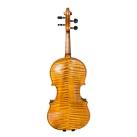 Sinomusic Handmade Oil Paint High End Quality String Instrument Golden Yellow Solid Spruce Top Flame Maple Body Advanced Violin