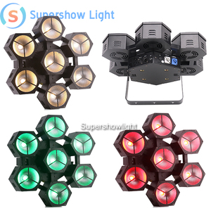 7*40W Cob Rgbw 4IN1 Led Hiệu Ứng Sân Khấu Bảy Đầu Retro Chiếu Sáng Tuyết Cánh Hoa Ánh Sáng Cho Sân Khấu Bên disco Ball Hiển Thị Lớn <span class=keywords><strong>Dj</strong></span> - Product Image 3