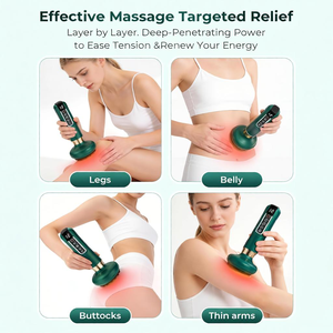Strumento Elettrico Ricaricabile per Massaggio GuaSha a 12 Livelli con Coppettazione e Aspirazione per Braccia, <span class=keywords><strong>Gambe</strong></span> e Schiena Flaccide, Uso Domestico - Product Image 4