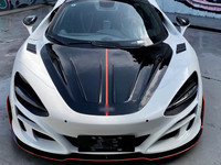 Kit de Carrocería de Fibra de Carbono Real Estilo M, Parachoques Delantero, Difusor Trasero, Faldones Laterales, Capó, Guardabarros, Alerón Trasero para McLaren 720S Upgrade