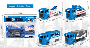 Surtido de Juguetes de Vehículos Funcionales de la Ciudad, Tema de Servicios Municipales, Sonido y Luz Realistas, Juego de Juguetes para Niños - Product Image 6