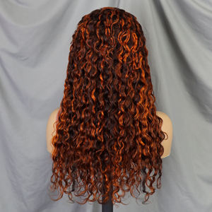 Pelucas de Cabello Humano 200% Natural, 22 Pulgadas, Ondas de Agua, Pelucas con Frente de Encaje 13x4, Peluca con Frente de Encaje Transparente - Product Image 5