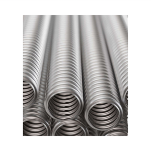 Tuyau <span class=keywords><strong>flexible</strong></span> en acier inoxydable pour chauffe-eau, argent, <span class=keywords><strong>garantie</strong></span> 5 ans, utilisation eau chaude/froide, connecteur de tuyau d'eau ondulé - Product Image 4