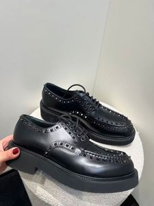 Zapatos Casuales de Piel Genuina con Diseño de Hebilla a la Moda, de Marca Personalizada de Lujo, Zapatos de Skateboard con Suela Gruesa y Modernos - Product Image 3