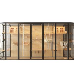 Casa <span class=keywords><strong>para</strong></span> Gatos Modelo Mercury, Estructura Resistente Antideslizante de Alta Calidad, Base Antideslizante, Cómoda y Acogedora, de Madera - Product Image 1