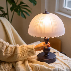 Cozy Roman Column French Decorative Table Lamp Retro/Vintage Wabi-Sabi Style American Bedroom/Study Bedside Night <b>Light</b> - Product Image 1