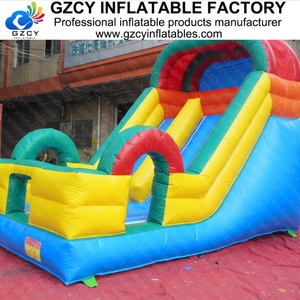 Toboggan gonflable en PVC portable, toboggan aquatique extérieur, jouets de toboggan aquatique, toboggans aquatiques commerciaux pour adultes et enfants - Product Image 3