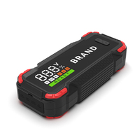 Bank daya baterai mobil 4000A 24000mAh, Bank daya fungsi pengisian daya USB Output 12V mulai 2000A besar 10 Liter