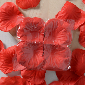 Flower Petals 100pcs/bag Simulated Scatter Red Rose Petals Wedding Decoration Valentine's <strong>Mum</strong> Day Day Gift Frame Home Ornaments - Product Image 5